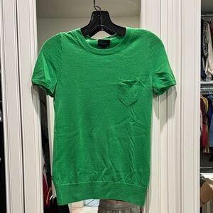 J.Crew Collection Italian Cashmere Short Sleeve T-Shirt Sweater